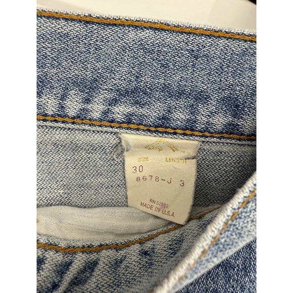 Vintage Jordache Straight Leg Jeans Size 30 Horse Head Logo Made in USA Retro - Picture 3 of 8